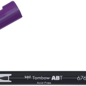 TOMBOW Dual Brush Pen ABT 676 royal purple