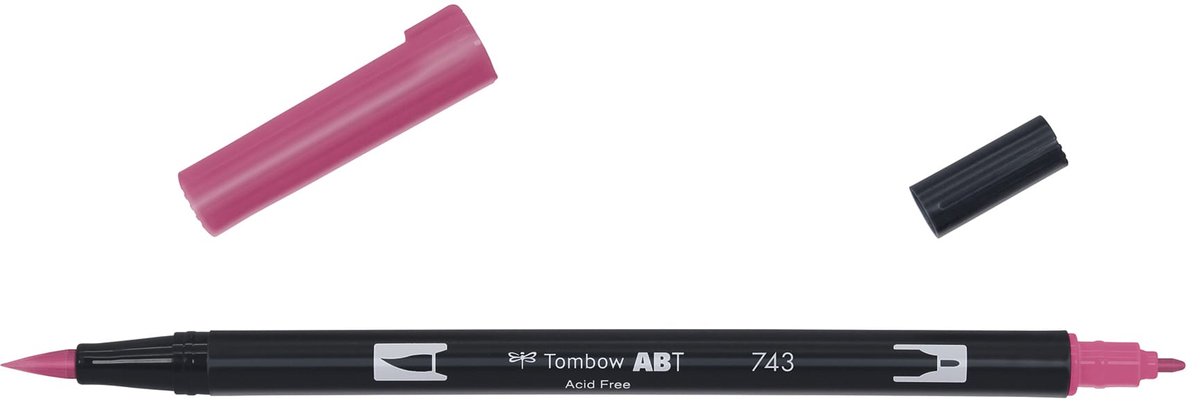 TOMBOW-ABT-743-4901991901931 TOMBOW Dual Brush Pen ABT 743 hot pink – Hochwertig & günstig bei ShopDeca