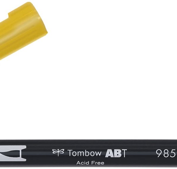 TOMBOW Dual Brush Pen ABT 985 chromgelb