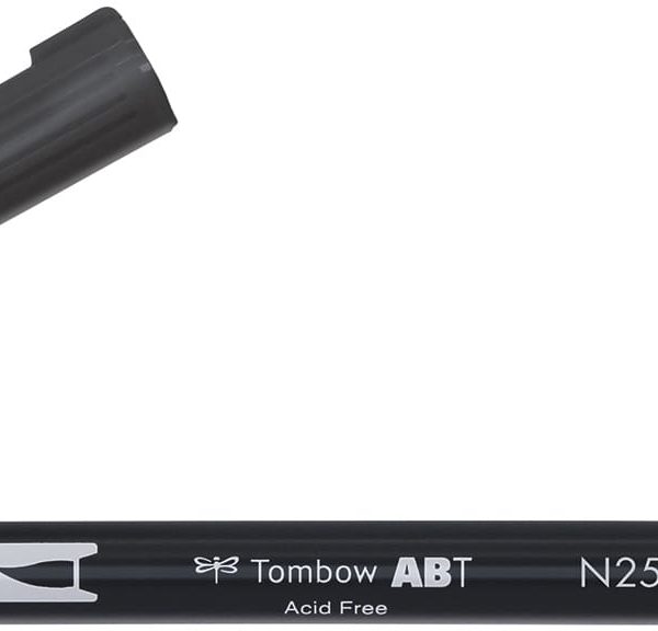 TOMBOW Dual Brush Pen ABT N25 lamp black