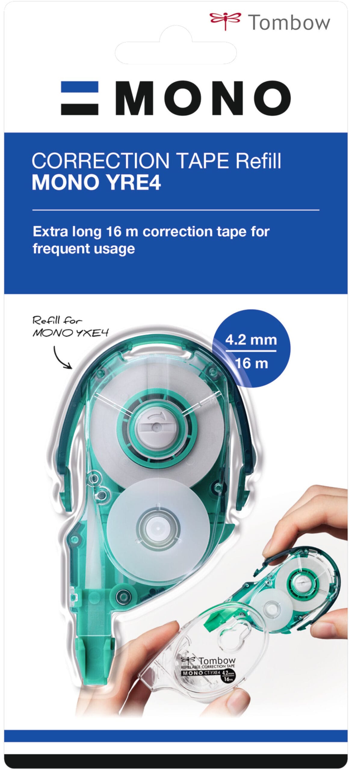 TOMBOW-CT-YRE4-4003198402218 TOMBOW Refill Kassette Mon CT-YRE4 4,2mmx16m – Hochwertig & günstig bei ShopDeca