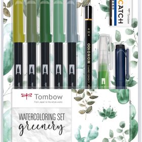 TOMBOW Watercolor Set WCS-GR Greenery