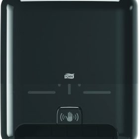 TORK Handtuchspender H1 551108 schwarz, sensor 368x331x206mm