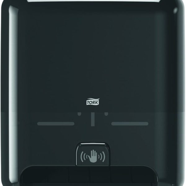 TORK Handtuchspender H1 551108 schwarz, sensor 368x331x206mm