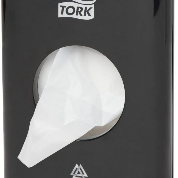 TORK Hygienebeutel Spender B5 566008 schwarz 140x100x36mm