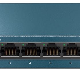 TP-LINK LiteWave 8-Port Switch LS108G 8GB RJ45 Ports, Steel Case