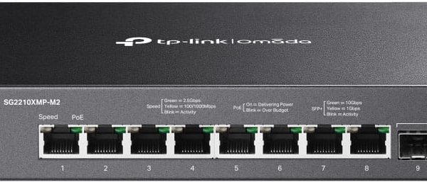 TP-LINK Omada 8-Port 2.5GBASE-T SG2210XMP-M2 Omada