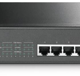 TP-LINK 8-Port Desktop/Rackmount TL-SG1008MP Switch with 8-Port PoE