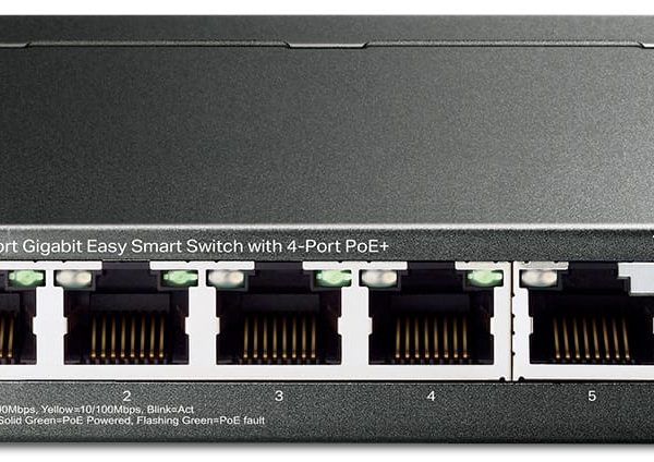 TP-LINK 5-Port Easy Smart Switch TL-SG105PE with 4-Port PoE