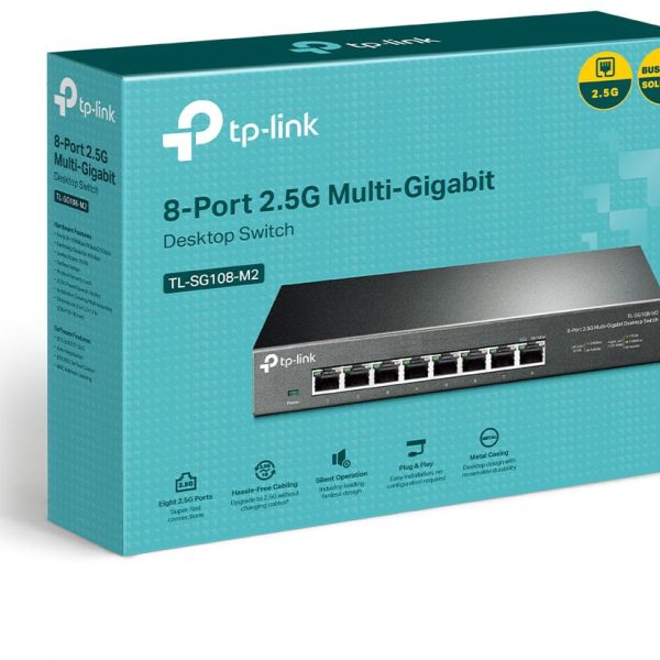 TP-LINK 2.5G Multi-GB Switch TL-SG108-M2 8-Port