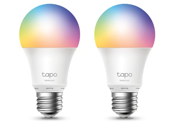 TP-LINK Leuchtmittel LED E27 2-Pack Tapo L530E(2-pack) Wifi, dimmbar, Mulitcolor