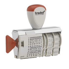 TRODAT Mehrtextstempel 1117DB 12 Texte D
