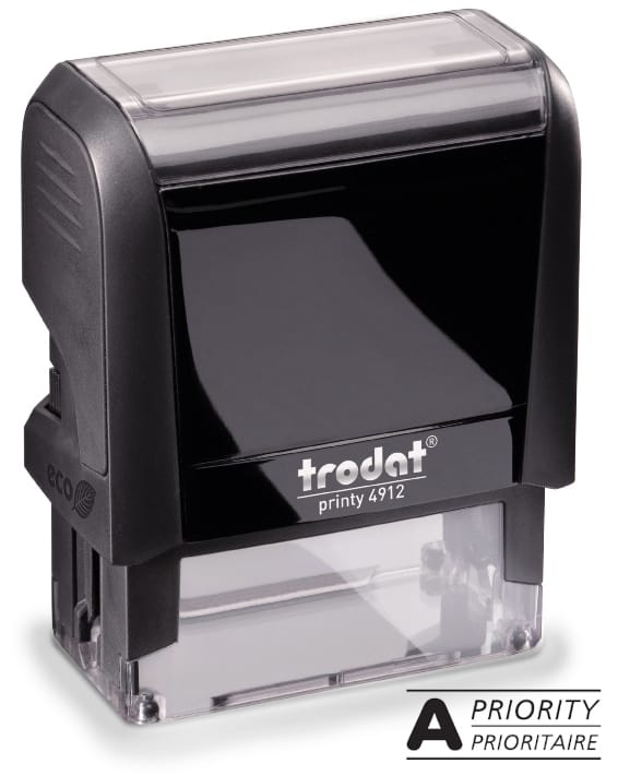TRODAT-4912APRIO-0092399430711 TRODAT Stempel Prioritaire 4912APRIO schwarz 47x18mm – Hochwertig & günstig bei ShopDeca