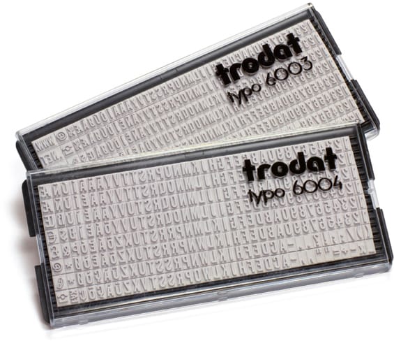 TRODAT-6004-0092399607885 TRODAT Buchstaben Typo 6004 1 Set, 4mm – Hochwertig & günstig bei ShopDeca