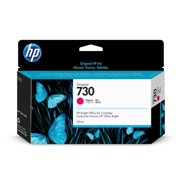HP Tintenpatrone 730 magenta P2V63A DesignJet T1700 130ml