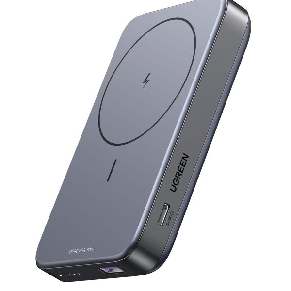 UGREEN Magnetic Power Bank 10000mAh 15086 20W, Wireless, Space Gray