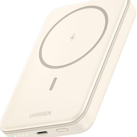UGREEN Magnetic Power Bank 10000mAh 25208 20W,Wireless , Beige