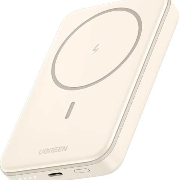 UGREEN Magnetic Power Bank 10000mAh 25208 20W,Wireless , Beige