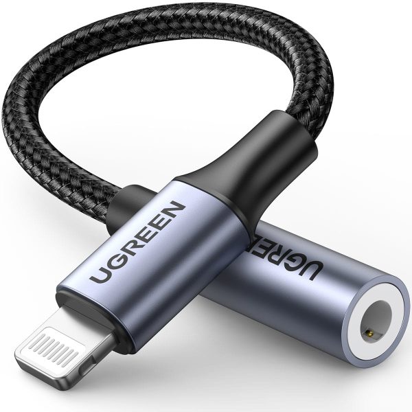 UGREEN Lightning to 3.5mm headphone 30756 jack adapter 10cm, Grey
