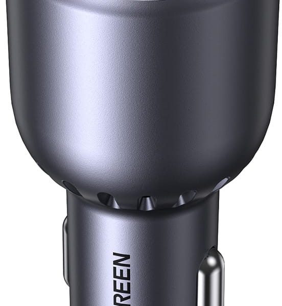 UGREEN Fast Car Charger 130W 3-Port 35025 2x USB-C, 1x USB-A