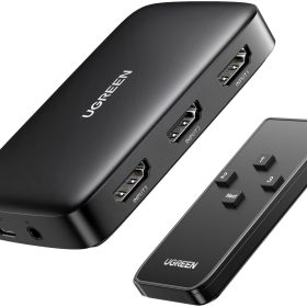 UGREEN Switcher HDMI 3 In 1 Out 80125 4K, 30HZ, Black, (BB)