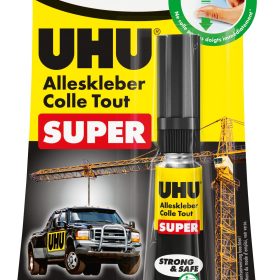 UHU Alleskleber Super Strong+Safe 46960 transparent, geruchlos 7g