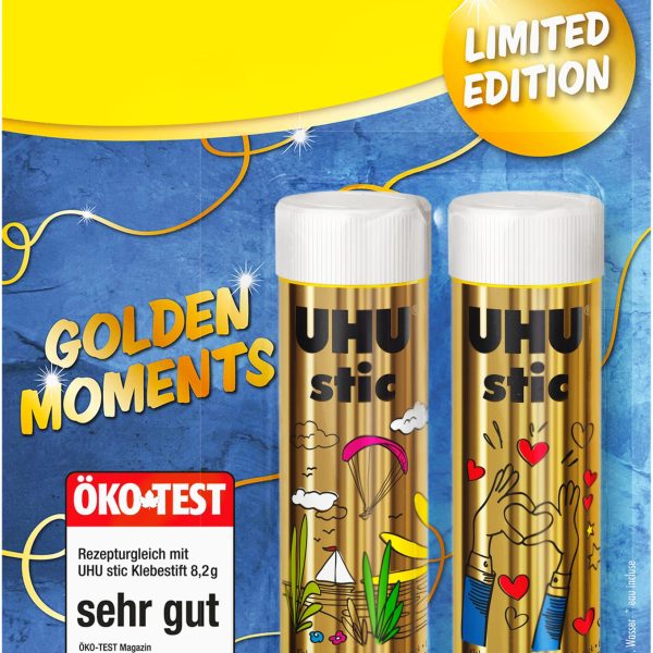 UHU Klebestift Stic 507814 Golden Moments 2x8.2g