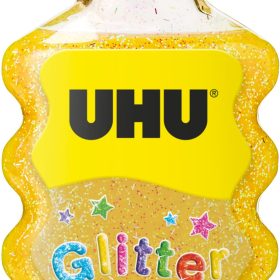 UHU Glitter Glue Maxi 510568 gold, 185g
