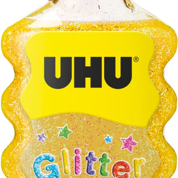 UHU Glitter Glue Maxi 510568 gold, 185g