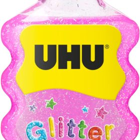 UHU Glitter Glue Maxi 510571 pink, 185g