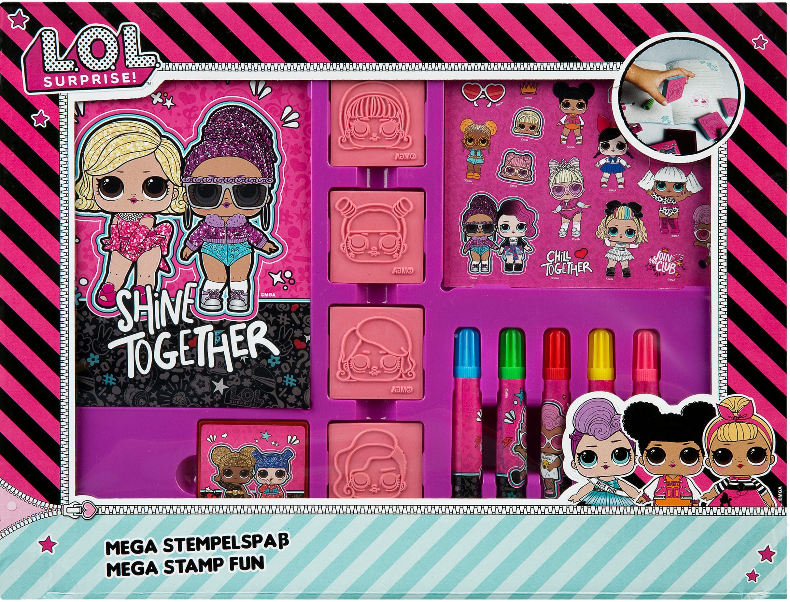 UNDERCOVER-LOLO5482-4043946293200 UNDERCOVER Stempel Set LOLO5482 LOL Surprise – Hochwertig & günstig bei ShopDeca