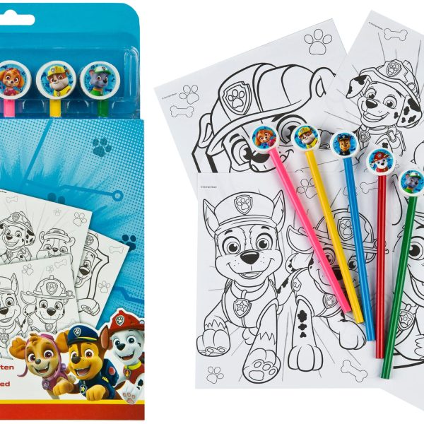 UNDERCOVER Ausmalblock m. 5 Buntstiften PPUT1300 Paw Patrol