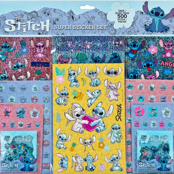 UNDERCOVER Sticker-Set Stitch STLI0034 assortiert