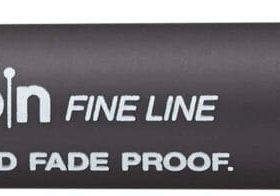 UNI-BALL Fineliner Pin 0.5mm PIN05-200(S) Dark Grey dunkelgrau