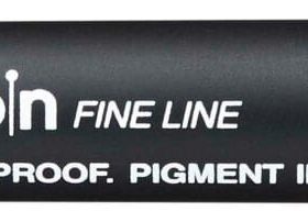 UNI-BALL Fineliner Pin brush PINBR-200(S) Black schwarz
