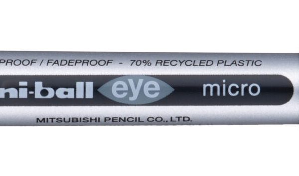 UNI-BALL Tintenroller Eye micro 0.5mm UB-150EBLACK schwarz, Eco
