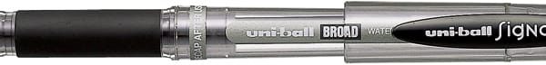 UNI-BALL Signo Broad 1mm UM-153 BLACK schwarz