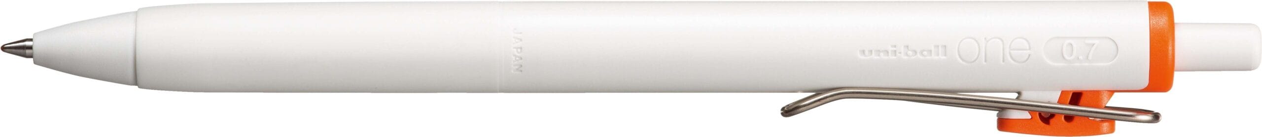 UNI-BALL-UMN-S-07-MAN-4902778280102 UNI-BALL Gel-Roller ONE 0.7mm UMN-S-07 MAN mandarinorange – Bild 1