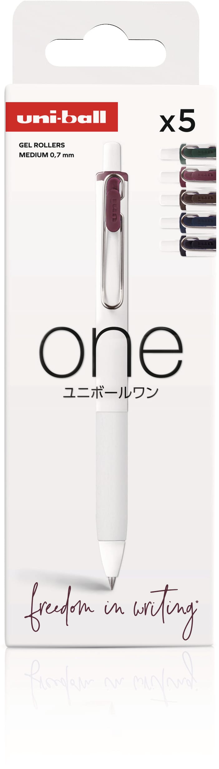 UNI-BALL-UMNS-07-5-PF-3296280047607 UNI-BALL Gel-Roller ONE 0.7mm UMNS/07/5 PF organic colors – Hochwertig & günstig bei ShopDeca