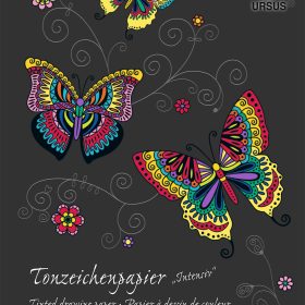 URSUS Tonzeichenpapier-Block A4 2134699SE 130g, intensiv 20 Blatt