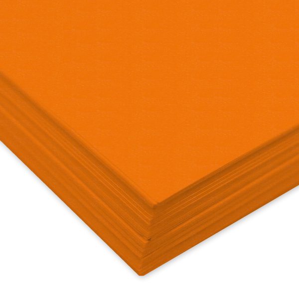 URSUS Tonzeichenpapier A4 2174640 130g, hellorange 100 Blatt