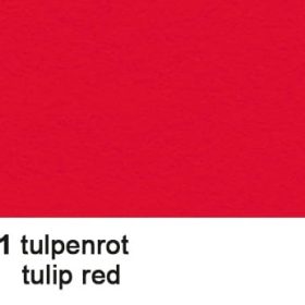 URSUS Tonzeichenpapier 50x70cm 2232221 130g, tulpenrot