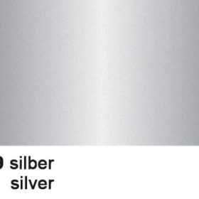 URSUS Tonzeichenpapier 50x70cm 2232289 130g, silber