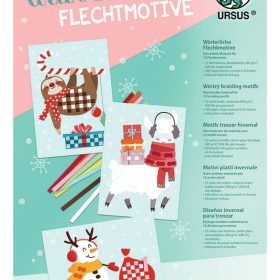 URSUS Flechtmotive Winterlich 28240099F 300g 12 Bogen