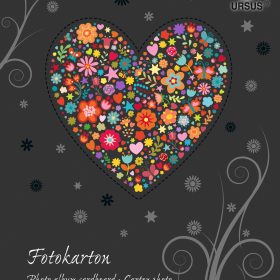 URSUS Fotokarton-Block A4 3704601SE 300g, weiss 10 Blatt