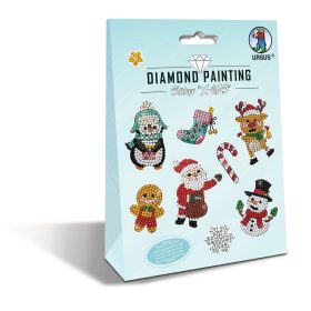 URSUS Diamond Sticker X-MAS 43500008 10x15 cm 2 Bogen