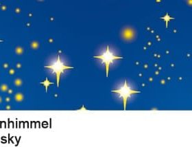 URSUS Transparentpapier A4 50244601 Sternenhimmel 5 Blatt