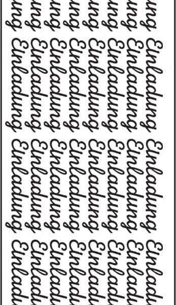 URSUS Kreativ Sticker 59100002 Einladung gold