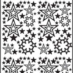 URSUS Kreativ Sticker 59100065 Sterne gold