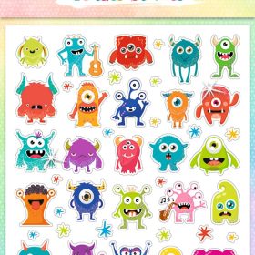 URSUS Glitzer-Sticker FUN Mot. 05 59540005F 150 Sticker